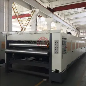 High quality corrugated board double backer facer caton box making machine