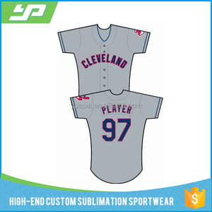 100% high quality polyester jersey quick dry wholesale cheap baseball - Product Image 4