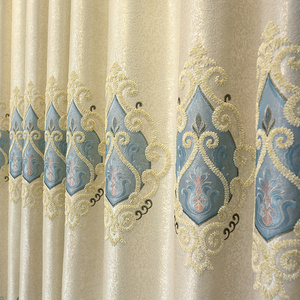 Factory <strong>Curtain</strong> Fabrics <strong>Turkey</strong> Embroidered OEM 100% Polyester <strong>Curtain</strong> - Product Image 1