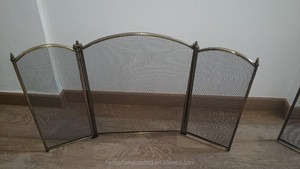 Ensemble d'écrans et d'outils de <span class=keywords><strong>cheminée</strong></span> en fer forgé peint unique de style moderne - Product Image 4