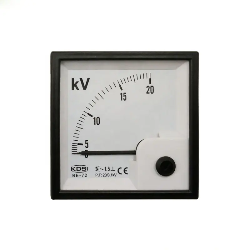 Voltmètre analogique de haute qualité 72*72 AC20kV 20-0.1kV, compteur de tension pour grille inverse