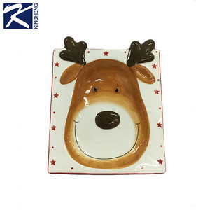 2017 al por mayor eco amigable <span class=keywords><strong>Santa</strong></span> en forma <span class=keywords><strong>cena</strong></span> de cerámica conjunto - Product Image 6
