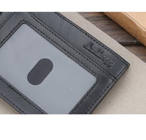 2019 नई शैली उच्च गुणवत्ता Baellerry ब्रांड विंटेज फैशन असली लेदर पुरुष कम बटुआ, पुरुषों के पैसे क्लिप सिक्का पर्स - Product Image 5