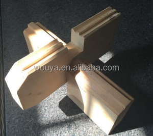 Cabines en rondins préfabriquées en pin russe, nouveau design <span class=keywords><strong>2017</strong></span>, maisons en bois bon marché, kit pour villa, chambre, magasin et abri de voiture - Product Image 4