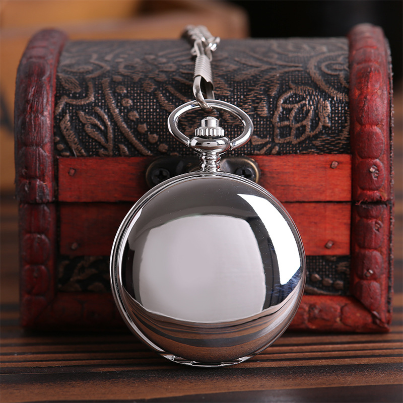 Механические римские карманные часы в ретро стиле с двойной полировкой
