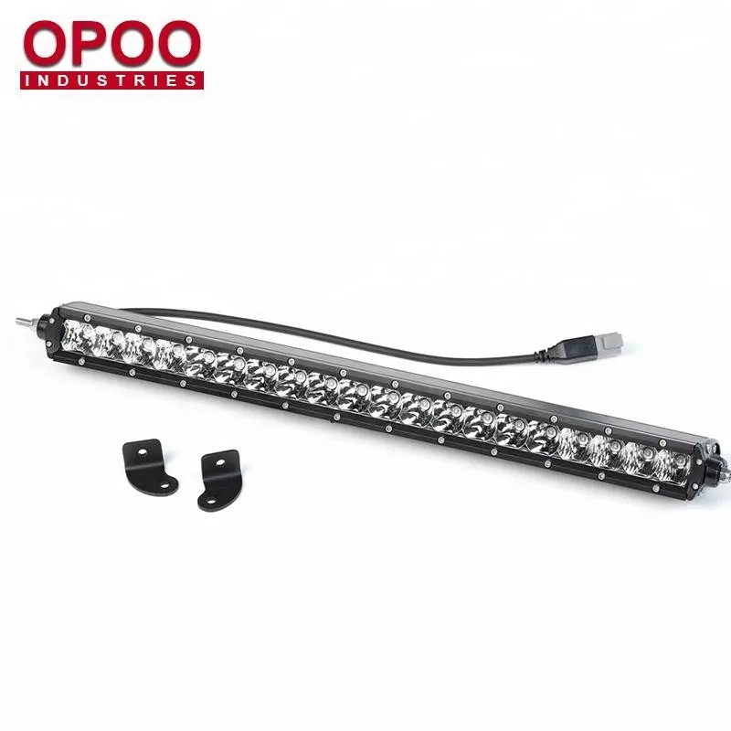 Lumens élevés 14800lm 100w 6000K 20 ''5 w hors route led lumières 24v camion simple rangée 4x4 Led barre lumineuse