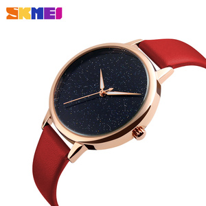 SKMEI 9141 Orologio al Quarzo con Quadrante a Stella Creativo e Semplice, Orologio da Donna alla Moda Casual, Impermeabile, per Studentesse e Signore - Product Image 3