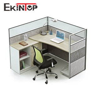 Ekinop أثاث المكاتب العرض ، مكتب العمل مكتب لؤلؤة بيضاء + الببغاء الأخضر ، ومكاتب مكتب تصميم الأثاث - Product Image 5