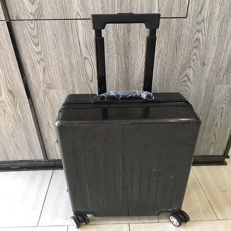 lightweight durable high quality real carbon fiber travel suitcase