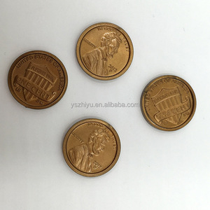 Plastic 23.2mm Coin with Customer Embossed logo