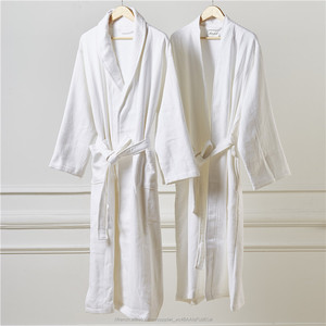Qualité supérieure Logo Brodé De Luxe Hôtel Gaufre <span class=keywords><strong>Peignoir</strong></span> Éponge - Product Image 2