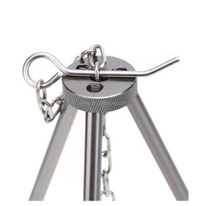 <span class=keywords><strong>Campeggio</strong></span> all'aperto Picnic falò <span class=keywords><strong>fornello</strong></span> per barbecue Grill Bushcraft appendiabiti per cucinare treppiede all'ingrosso - Product Image 3