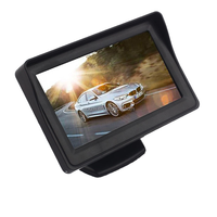 Moniteur LCD 4,3 pouces étanche pour voiture, caméra de recul, capteur de stationnement vidéo