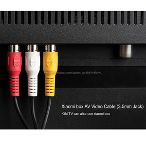 Original Xiaomi AV Cable de 3.5mm a RCA AV Audio Video Cable 1.5 m Negro para Xiaomi mi TV Box 3 - Product Image 4