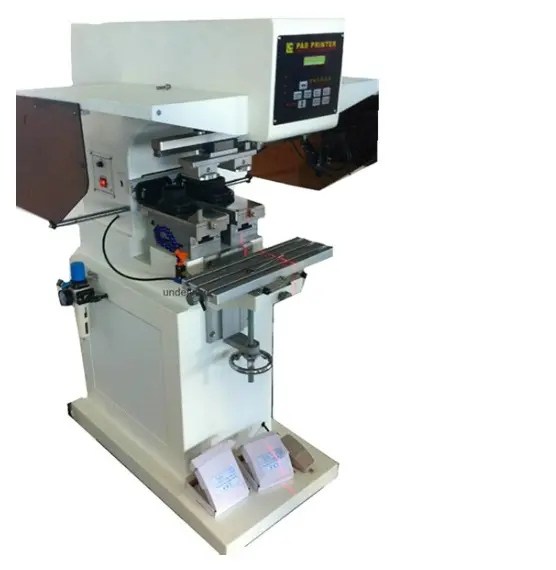 अर्ध स्वचालित पैड मुद्रण मशीन के साथ लेजर क्लिच टैम्पोन करने के लिए पैड मुद्रण माउस पैड छपाई मशीन