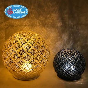 คริสต์มาสตกแต่งบ้านตาข่ายปรอทแก้วไฟledทรงกลม,ปรอทแก้วโกลบบอล - Product Image 3