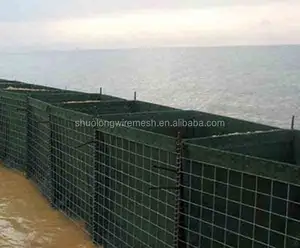 Rete metallica saldata del ferro della scatola del gabbione del muro di sostegno del gabbione