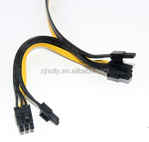 PCI-E PCI E Express 8ขาเป็นแบบคู่8 (6 + 2) พินสายเคเบิลสำหรับการ์ดวิดีโอกราฟิก18AWG 60 + 20ซม. - Product Image 2