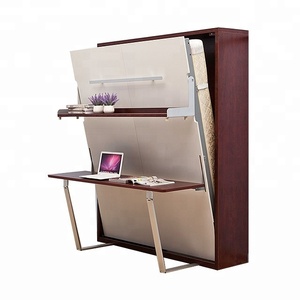 Lit mural gain de place avec <span class=keywords><strong>bureau</strong></span> en MDF, lit Murphy avec <span class=keywords><strong>bureau</strong></span>, vente en gros - Product Image 4