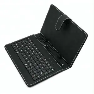 Fabrika Orijinal PU Klavye Kılıf 7 inç Android Tablet PC için Deri Kılıf Standı ile USB/Mini USB/ microOPNEW