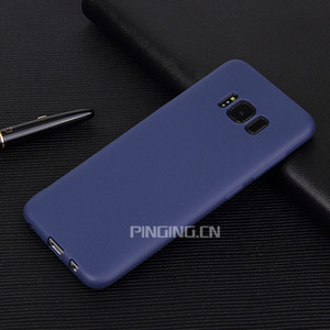 Custodia in tpu Ultra sottile color caramella opaca cover posteriore in silicone solido per <span class=keywords><strong>Samsung</strong></span> <span class=keywords><strong>Galaxy</strong></span> S8 S9 S10 S20 <span class=keywords><strong>S21</strong></span> S22 S23 Ultra <span class=keywords><strong>Plus</strong></span> - Product Image 6