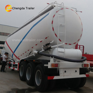 3 ejes 60ton en forma de V tanque de cemento bulker remolque de camión semi - Product Image 3