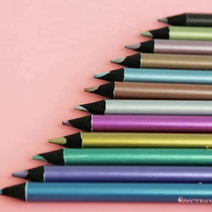 <span class=keywords><strong>Crayon</strong></span> de <span class=keywords><strong>couleur</strong></span> en bois noir de haute qualité, personnalisé, à marque privée, métallique, <span class=keywords><strong>incassable</strong></span>, pour artiste - Product Image 5