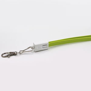 Yj moda logotipo personalizado 86 cm <span class=keywords><strong>2</strong></span> en 1 cordón USB <span class=keywords><strong>Cable</strong></span> de carga para Android y iPhone - Product Image 2