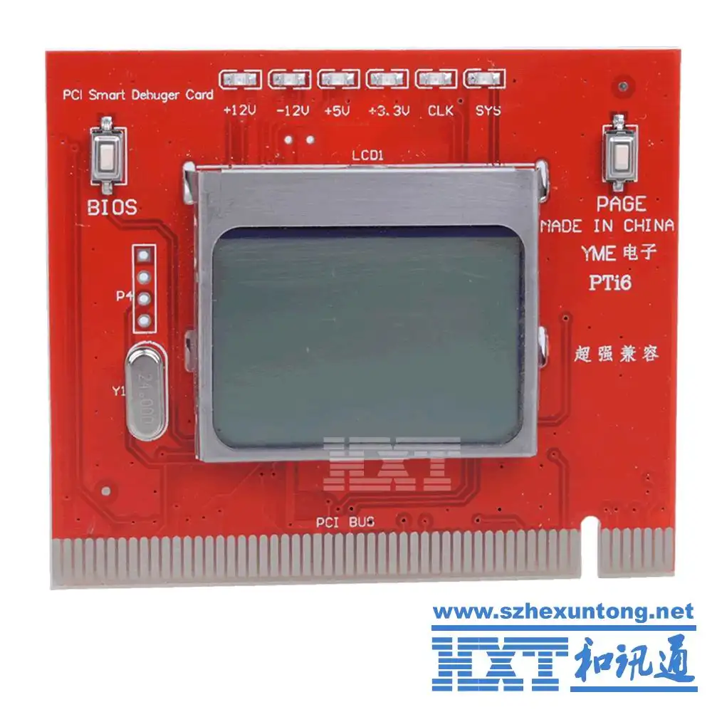 Wholesale LCD Display PCI Interface PC Computer Motherboard Analyzer Tester Diagnostic Debug POST Card