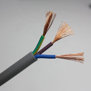 ยืดหยุ่น PVC ฉนวนกันความร้อน <span class=keywords><strong>RVV</strong></span> 3 แกน 2.5 มม. สายไฟสายไฟ - Product Image 2