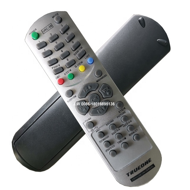 URC-58 TV UNIVERSAL RM-569CB D2H AIRTEL REMOTE CONTROL INDIA MODELS