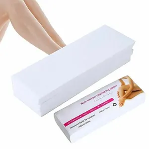 Bán Buôn Mẫu Miễn Phí Spunlace Wax Strips Có Thể In Hộp Đóng Gói Body Waxing Strips