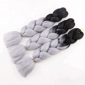 24 pollici morbido Yaki dritto afro kinky jumbo treccia per <span class=keywords><strong>capelli</strong></span> all'ingrosso all'ingrosso <span class=keywords><strong>trecce</strong></span> sintetiche espressione africana intrecciata <span class=keywords><strong>capelli</strong></span> - Product Image 4