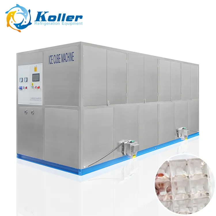 CV8000 High Production Industrial Efficiency Large Ice Cubes Making Machine 8t Large Ice Cube Making Machine