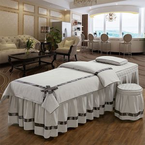 1800D tessuto spazzolato portatile Spa Set lenzuola usa e getta prodotti per uso alberghiero massaggiatore lettino da massaggio lenzuola - Product Image 5