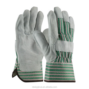 Cuffs shorts gardening gloves working buffalo leather - Product Image 2