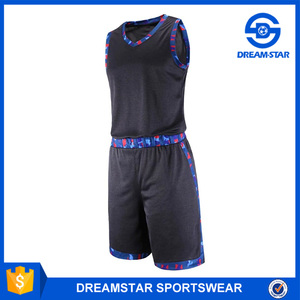 Adult white and blue basketball Jersey wholesale - Product Image 5