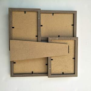 <span class=keywords><strong>Marco</strong></span> <span class=keywords><strong>de</strong></span> <span class=keywords><strong>Fotos</strong></span> para 4 <span class=keywords><strong>Fotos</strong></span> con Soporte, Color Personalizado, Material MDF, Impresión Tipográfica, para Decoración del Hogar - Product Image 3