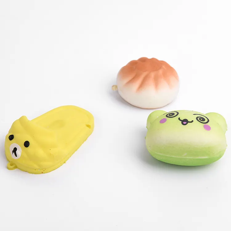Benutzer definierte verschiedene Modellierung Soft Kawaii Jumbo PU Squeeze Food Toy für 5CM Capusle In Vending Machine