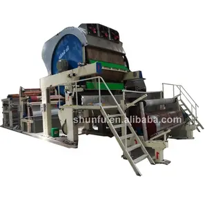 multi function second hand tissue roll small toilet recycled paper making machine to make toilet paper