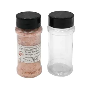 Cheap Plastic Spice Bottle with Flip Top Cap/ Seasoning Jar with Dual Open Shaker Lid