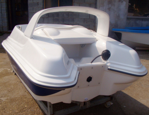 Seawalker Hoge Kwaliteit Hoge Snelheid Jetboot 3.2m Fiberglass Snelle Boot Opblaasbaar voor Rivieren en Meren - Product Image 5