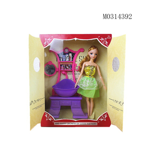 <span class=keywords><strong>Muñeca</strong></span> de Moda ITTL de 11 Pulgadas, <span class=keywords><strong>Muñeca</strong></span> de Silicona Completa, Hermosa <span class=keywords><strong>Muñeca</strong></span> de Niña con Peine y Zapatos - Product Image 2