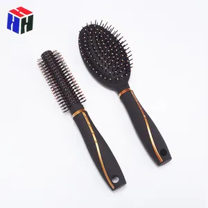 Hot sales popular new design hairbrush set with logo hair cutting comb