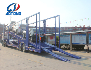 Hai Tầng Thép Chassis <span class=keywords><strong>Auto</strong></span> Vehicle Transporter 2 Trục Xe Carrier Để Bán Philippines - Product Image 1