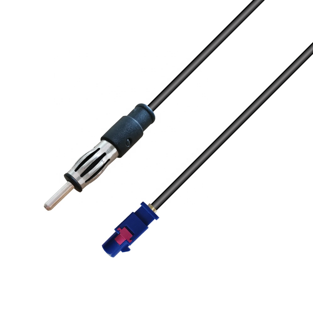 Câble D'extension D'antenne Véhicule, Noir, Mâle à Mâle, 17 Cm