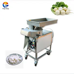 FC-613 büyük küp patates Taro şalgam turp soğan tatlı patates Segment Dicing makinesi kesici Dicer kesme makinası