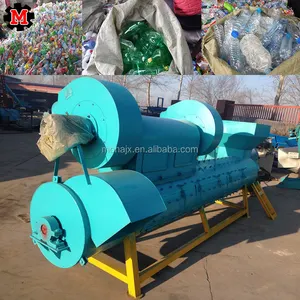 Yüksek kaliteli pet şişe etiket ve kapak çıkarma makinesi plastik şişe etiket ayırma makinesi