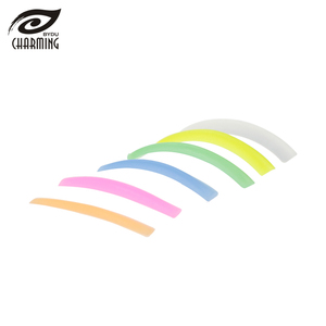 Tongkat silikon warna-warni 6 pasang/kantong, alat angkat bulu mata, bantalan Gel pengeriting bulu mata, bantalan pelindung 6 pasang/kantong daur ulang 6 ukuran, S/M /L - Product Image 3