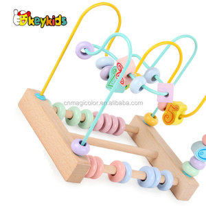 Meilleur vente intelligente en bois fil <span class=keywords><strong>perle</strong></span> <span class=keywords><strong>labyrinthe</strong></span> jouets pour bébé W11B193 - Product Image 4